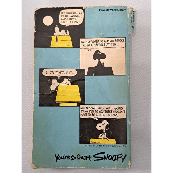 VTG 1965 Charlie Brown Christmas & 1970 You're So Smart Snoopy Paperback Schultz - Picture 11 of 16